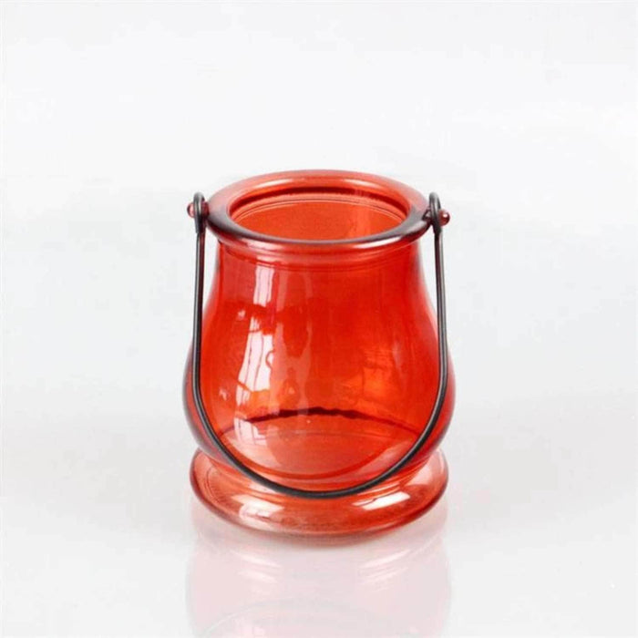 Farol portavelas de vidrio rojo 2016111500207