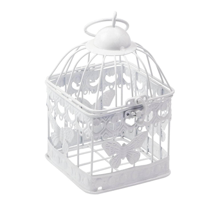 Jaula metal cuadrada mariposa 18 cm 2082003252325