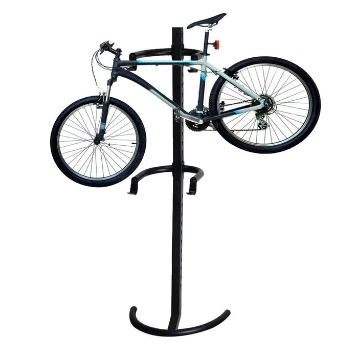 Soporte portabicicletas pedestal ajustable para 2 bicicletas