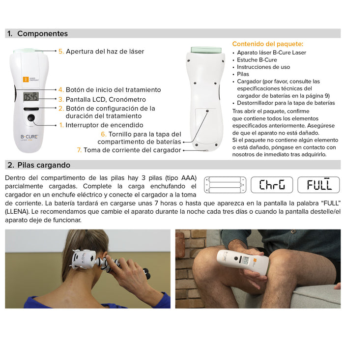 B-cure laser pro tratamiento del dolor