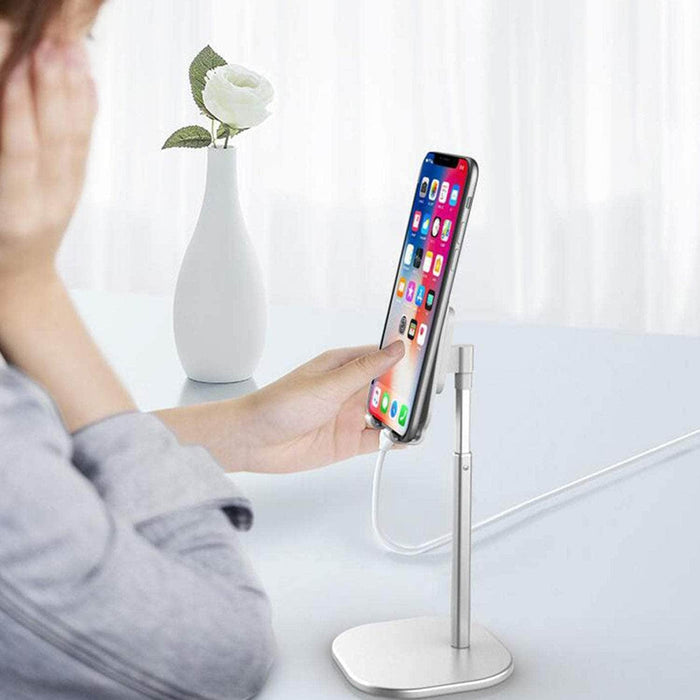 Soporte para telefonos con altura regulable