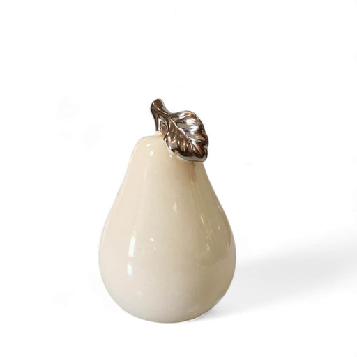Adorno pera cerámica beige 2016022600751