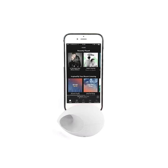 Altavoz parlante iphone silicona blanco Y1293-1BL