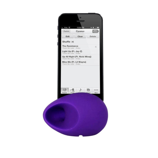 Altavoz parlante iphone silicona morado Y1293-1MO