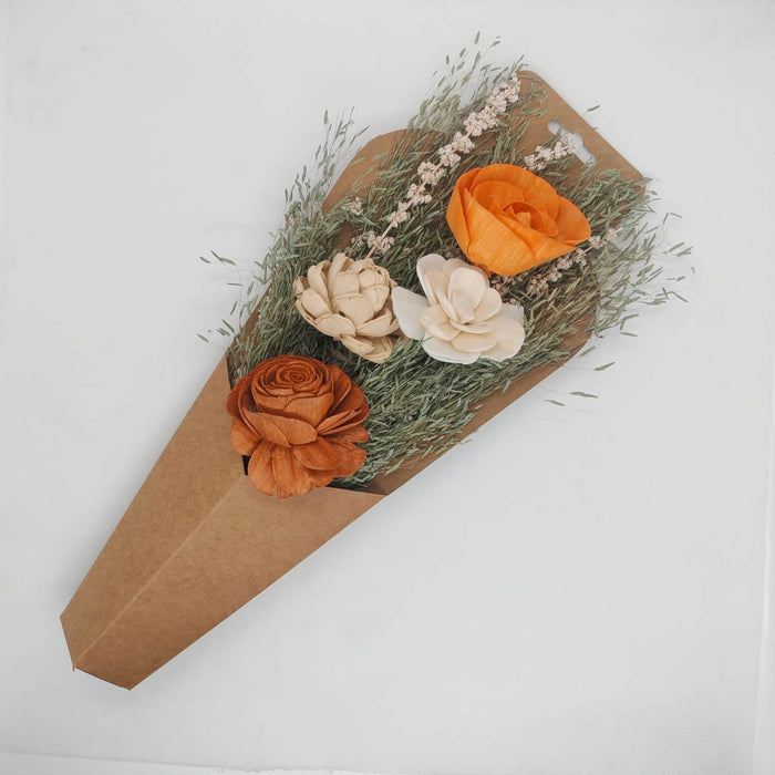 Arreglo Kraft Flores Surtidas 25-6943