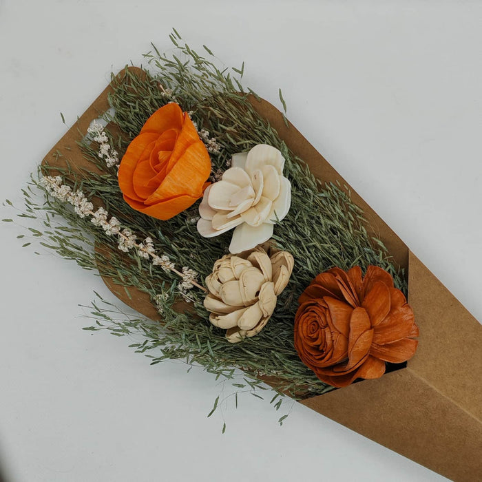 Arreglo Kraft Flores Surtidas 25-6943