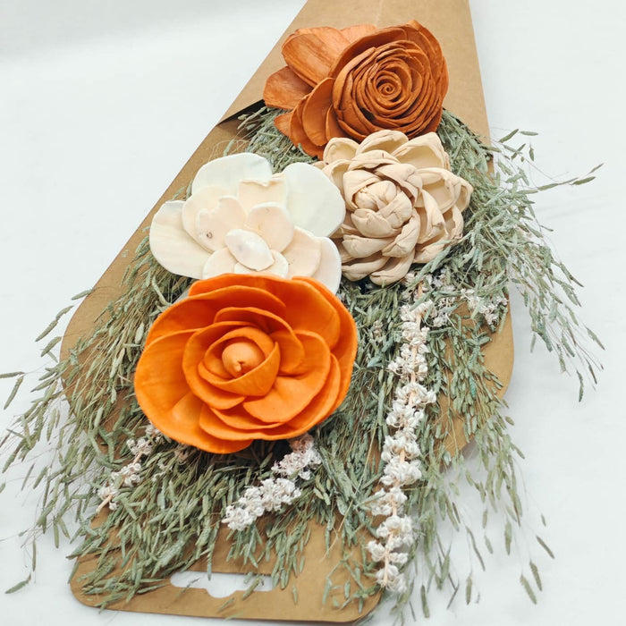 Arreglo Kraft Flores Surtidas 25-6943