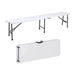 Banca plegable tipo maleta blanca JH-ZD183