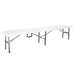 Banca plegable tipo maleta blanca JH-ZD183