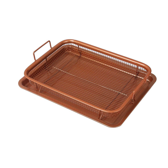 Bandeja para horno acero inoxidable color cobre 21YXP5490