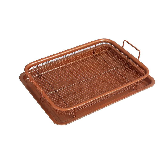 Bandeja para horno acero inoxidable color cobre 21YXP5490