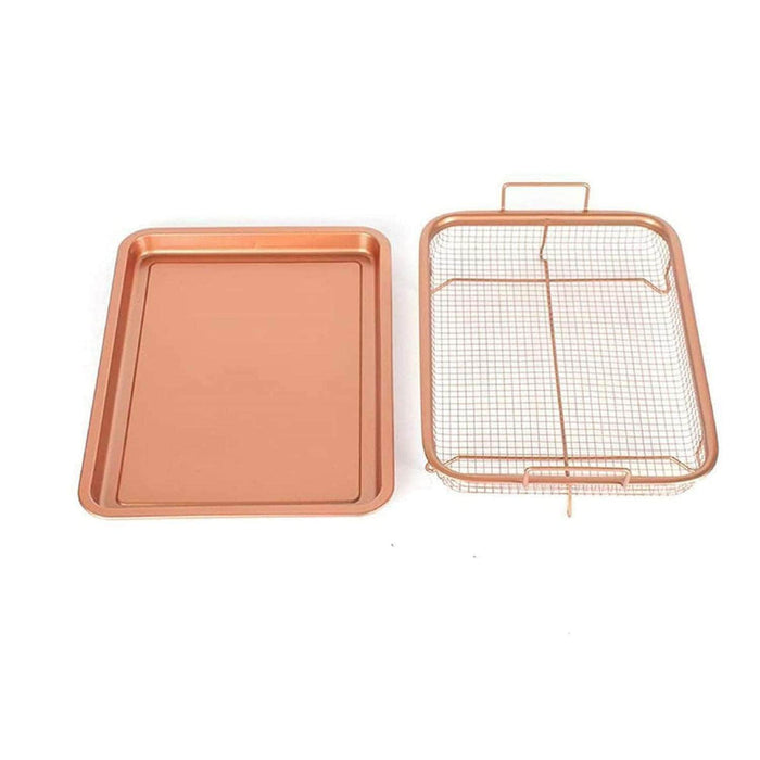 Bandeja para horno acero inoxidable color cobre 21YXP5490