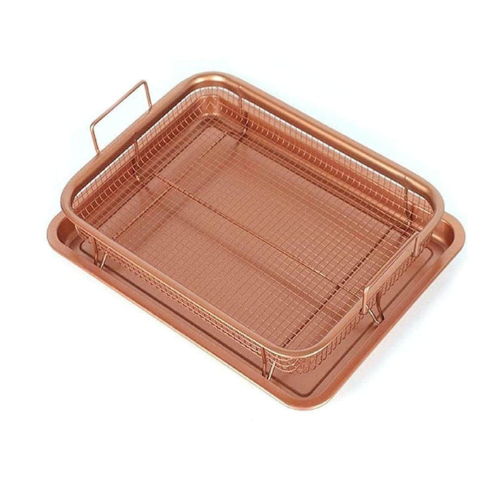 Bandeja para horno acero inoxidable color cobre 21YXP5490