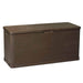 Baúl italiano organizador de jardín 117x45x56 280l café 164-CAF