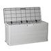Baúl italiano organizador de jardín 117x45x56 280l gris 164-GRIS1