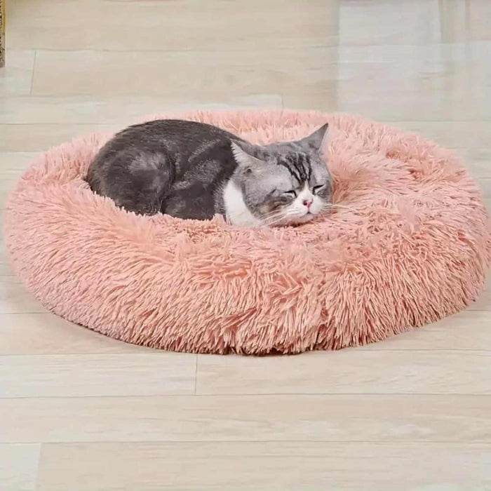 Cama para mascotas ultra suave 70 cm rosa