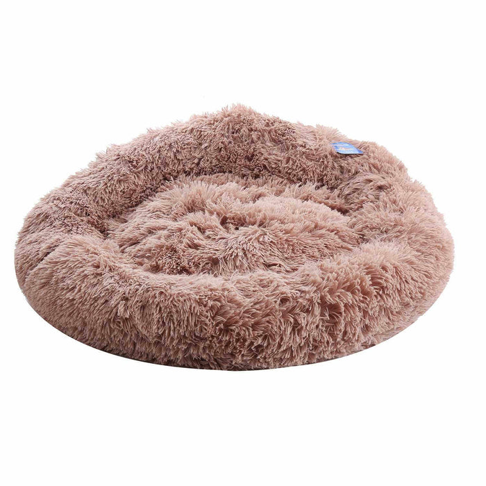 Cama para mascotas ultra suave 90 cm beige