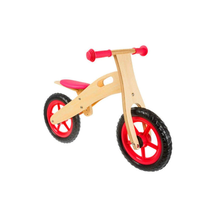 Bicicleta de equilibrio aprendizaje de madera rojo Y1785C-1r