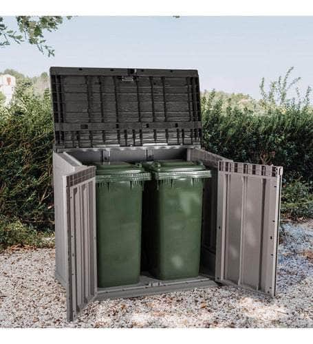 Bodega jardín italiana 129x74x111cm 842l 87gris