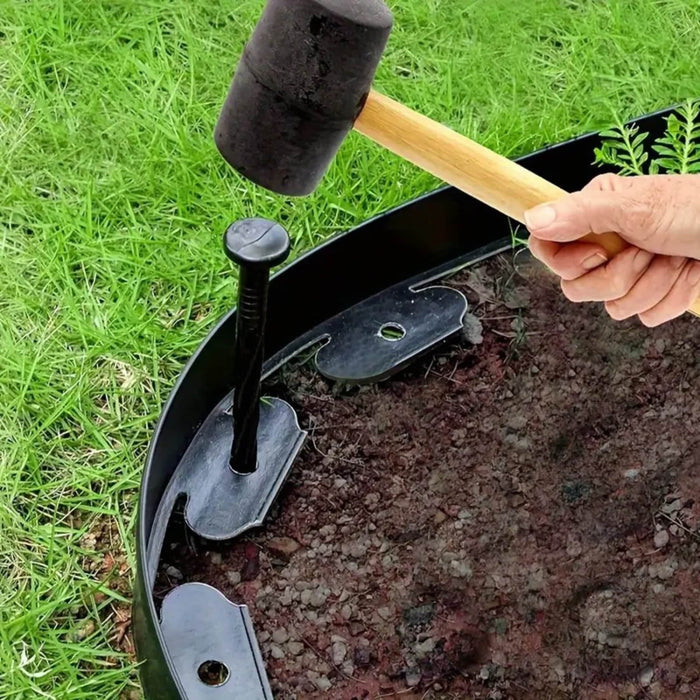 Borde separador de jardín plástico 5 m DPX424