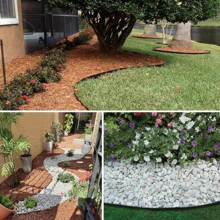 Borde separador de jardín plástico 5 m DPX424