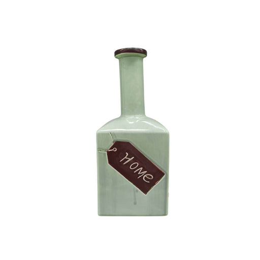 Botella decorativa de cerámica verde menta 31 cm 2016022600478c