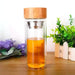 Botella térmica de borosilicato con infusor 500 ml 21YXP6148