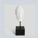 Buda de poliresina con pedestal blanco 4137000