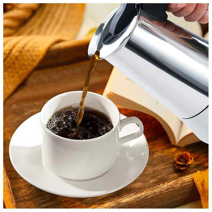 Cafetera Italiana de 4  tazas Espresso 200 ML CDX670