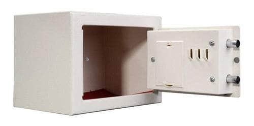 Caja fuerte de acero con teclado digital blanca Y193C-1BL