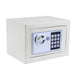 Caja fuerte de acero con teclado digital blanca Y193C-1BL