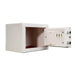 Caja fuerte de acero con teclado digital blanca Y193C-1BL