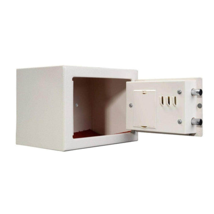 Caja fuerte de acero con teclado digital blanca Y193C-1BL