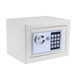 Caja fuerte de acero con teclado digital blanca Y193C-1BL