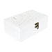 Caja para té de resina blanca Y172-15