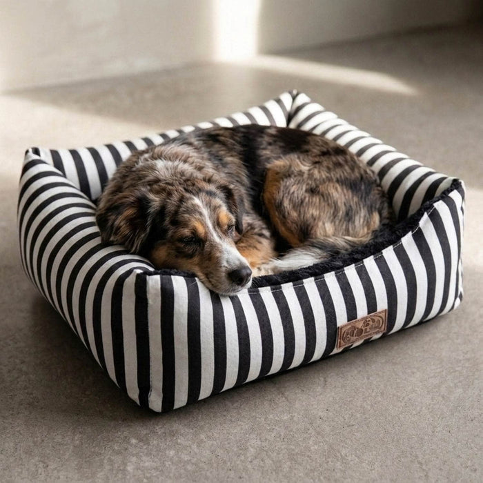 Cama para mascotas diseño rayas M DDX995M