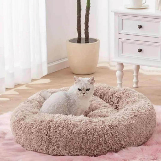 Cama para mascotas ultra suave 70 cm beige BDX827-B