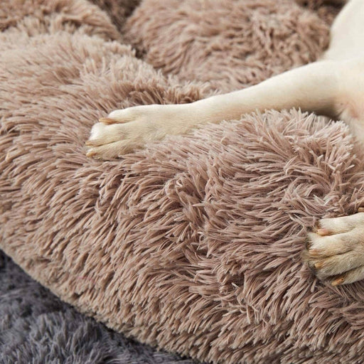 Cama para mascotas ultra suave 90 cm beige BDX835-B