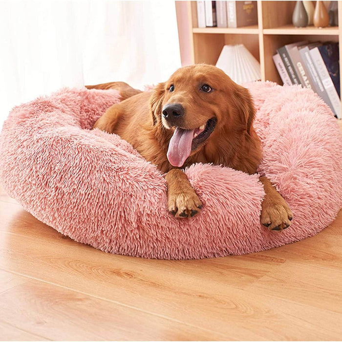 Cama para mascotas ultra suave 90 cm rosa BDX835-P