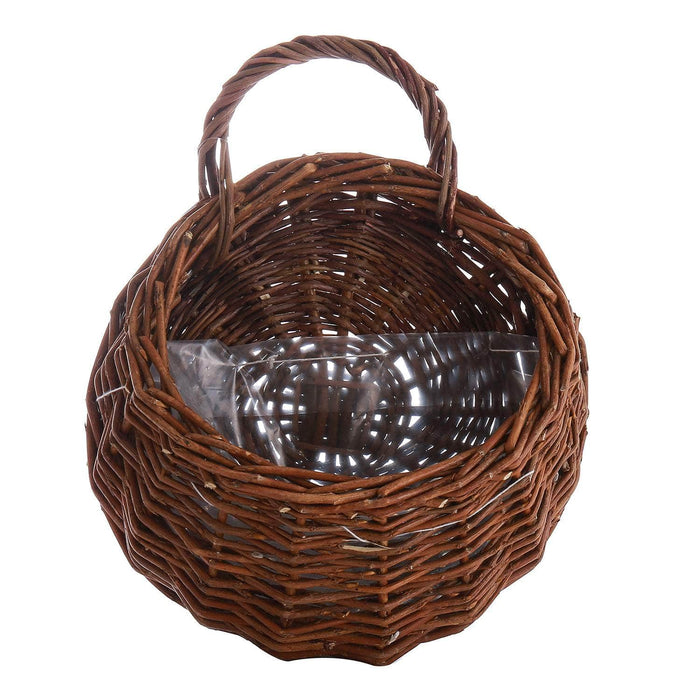 Canasto colgante de mimbre 26 cm CPT15426