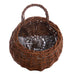 Canasto colgante de mimbre 26 cm CPT15426