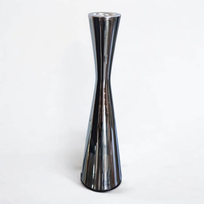 Candelabro de metal plateado 22 cm 21HXP784-PL