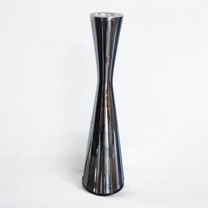 Candelabro de metal plateado 22 cm 21HXP784-PL