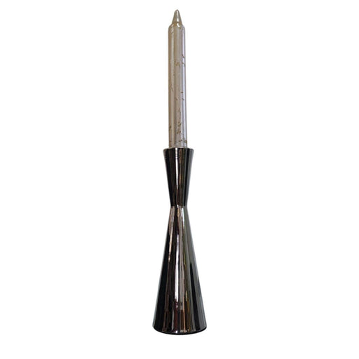 Candelabro de metal plateado 22 cm 21HXP784-PL