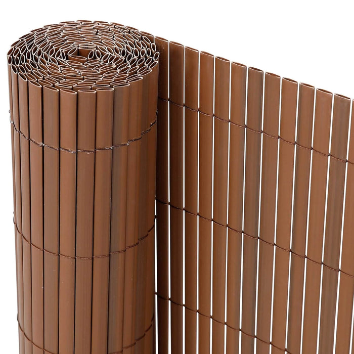 Cierre de terraza y jardín PVC café 1x3 m DDX066