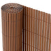 Cierre de terraza y jardín PVC café 1x3 m DDX066