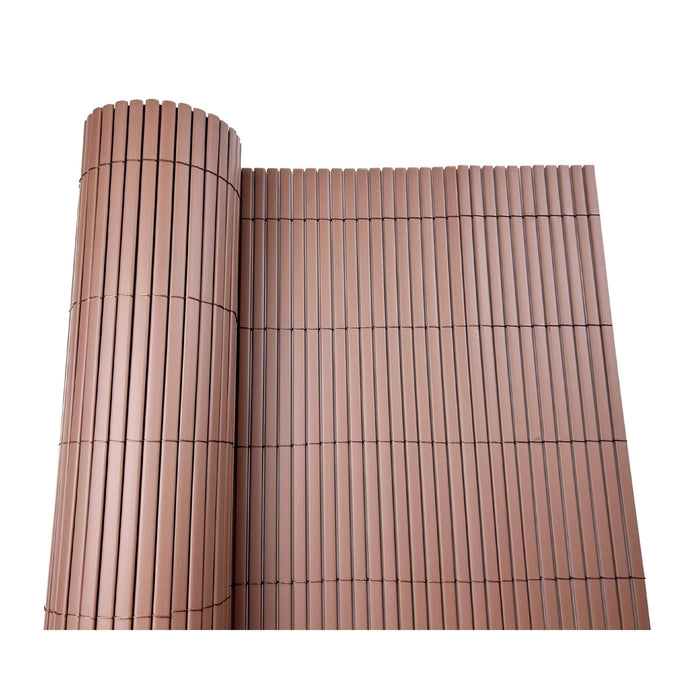 Cierre de terraza y jardín PVC café 1x3 m DDX066