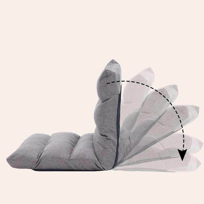 Cojín puf sofá reclinable - gris 22YXP3223