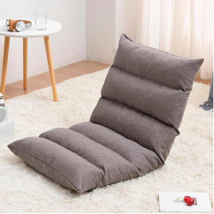 Cojín puf sofá reclinable - gris 22YXP3223