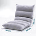 Cojín puf sofá reclinable - gris 22YXP3223